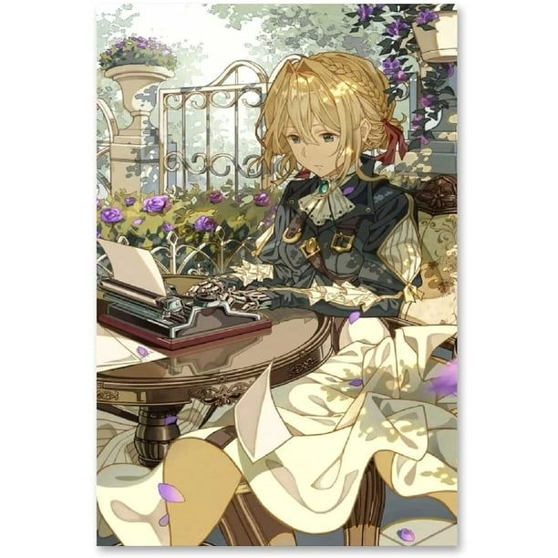 Anime Classroom of The Elite Poster for Room Aesthetics Decorative Picture Print Wall Art Canvas Posters Gifts 12x18inch(30x45cm) Frame-Style