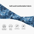 thumbnail image 6 of Motion Adornment Sweatband 15 In Both Men And Women Can Stretch Breathable Soft Perspiration For Hiking Walking Running Exercise Steelblue Marble_2, 6 of 8