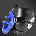 thumbnail image 1 of Casco de boxeo perfecl Accesorios versátiles MMA kickboxing Karate Lucha Sparring Máscara azul M, 1 of 8