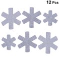thumbnail image 4 of 1 Set 12 Pcs Pot and Pan Protectors Gray Pads Non Stick Pot Pad Cookware Protector Set(Grey,4pcs 38CM, 4pcs 35CM and 4pcs 26CM), 4 of 5