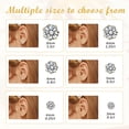 thumbnail image 2 of Minnieouse 6a de mini aretes de aplicación amplia aretes de joyería fuertes y duraderos para mujeres Ropa, zapatos y accesorios Miscelánea, 2 of 6