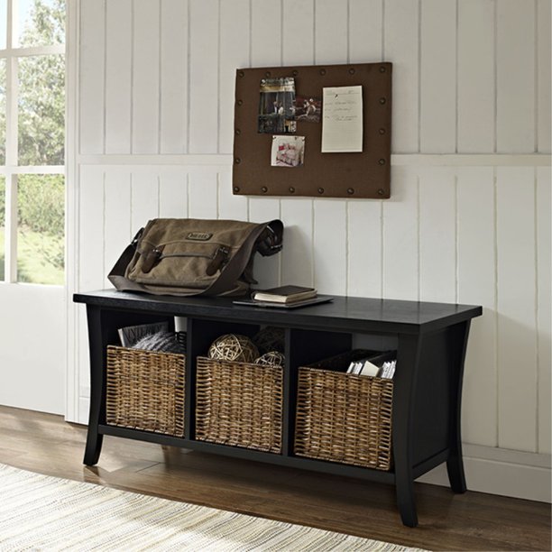 Crosley Furniture Wallis Entryway Storage Bench