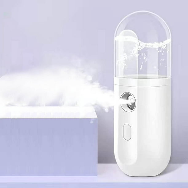 SMihono Mini Humidifiers for Bedroom Nano Spray Hydratant pour le Visage  Humidificateur Petit Portable Rechargeable Beauté Instrument Froid Machine  de Pulvérisation Visage Vapeur sur le Dégagement 