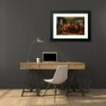 thumbnail image 4 of Wilhelm Marstrand 24x17 Black Modern Framed Museum Art Print Titled - Scene from an Auction (1835), 4 of 5