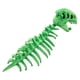 thumbnail image 5 of Disfraz de esqueleto de dinosaurio 3D para Halloween, ideal para representaciones teatrales y juegos de simulación realistas. Verde, 5 of 9