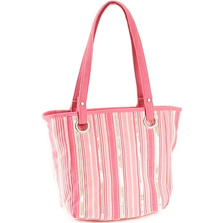 No Boundaries - Sparkle Stripe Tote