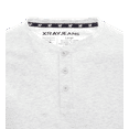 thumbnail image 4 of X RAY Men's Soft Stretch Cotton Short Sleeve Solid Color Slim Fit Henley T-Shirt, Fashion Casual Tee for Men, 4 of 8