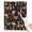 Red Mushroom Butterfly, variant on Red Mushroom Butterfly Black Pattern Blanket,Comfortable Soft Flannel Throw Blanket,All Season,Warm Lightweight Blankets for Sofa Bed Couch Living Room Chair,30"x40"