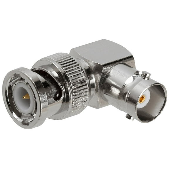 Cmple - BNC Male Plug to BNC Female Jack Adapter - 90 Degree