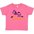 thumbnail image 3 of Inktastic My First Halloween, Witch Hat, Bats - Purple Black Boys or Girls Baby T-Shirt, 3 of 5