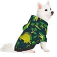 thumbnail image 3 of Bingfone Dinosaurs And Flowers Dog Clothes Hoodie, Pet Winter Coat,Puppy Sweatshirts For Small Dogs Boy Girl,Suitable For All Breeds-Medium, 3 of 9
