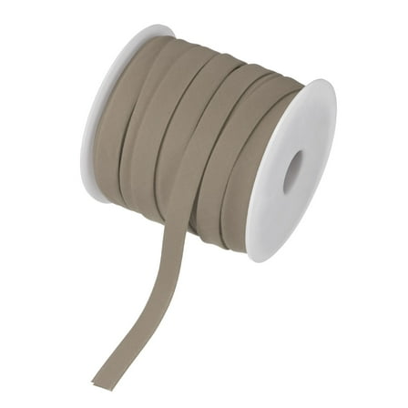 Uxcell Double Fold Bias Tape 1/2" 25 Yards for Sewing/Seaming/DIY Light Brown