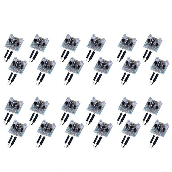 24-Piece Set 5mm LED Flash DIY Kit Electronic Kit PCB Circuit Welding Skills Learning Training Kit