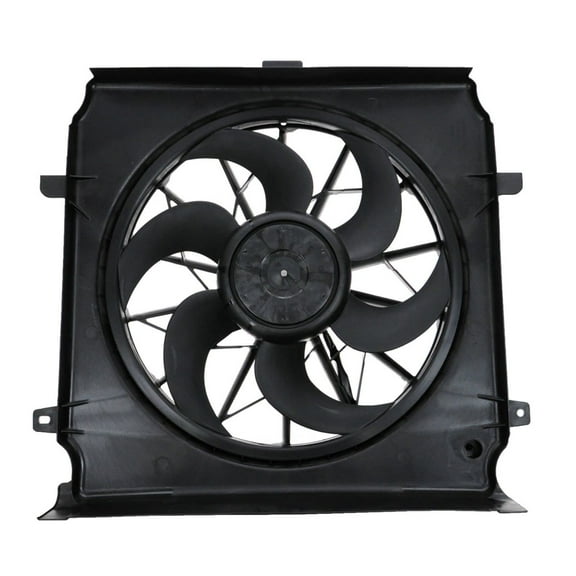 Radiator Cooling Fan Assembly w/ Air Conditioning for 04-05 Jeep Liberty V6 3.7L RFA83528