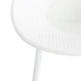 thumbnail image 4 of GDF Studio Minimalistic Outdoor Gable Barstool, White, 4 of 6