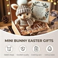 thumbnail image 2 of Handmade Mini Bunny Hug in Box, 2026 Upgraded Soft Plush Rabbit, Emotional Motivational Bunny Decor, Easter Basket Stuffer, 2 of 6
