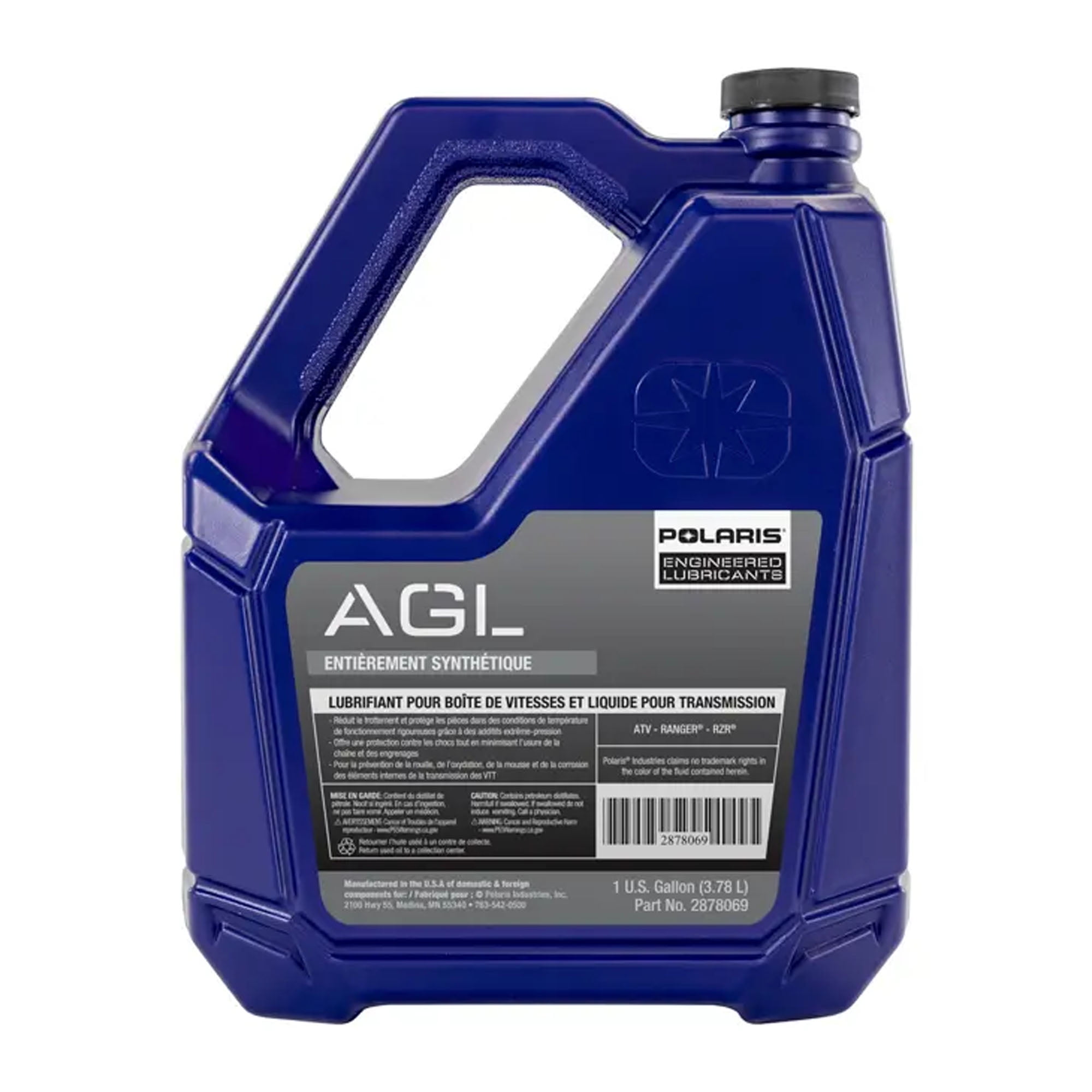 Polaris Engineered Lubricants 2878069 Synthetic Automatic Transmission Fluid, 128 oz