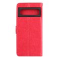 thumbnail image 5 of Designed for Google Pixel 8 Pro Case, Wrist Strap Flip Kickstand PU Leather Wallet Case Cash Card Slots Holder, Protective Shockproof Pattern Women Cover for Google Pixel 8 Pro, Rose, 5 of 7