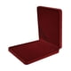 thumbnail image 2 of Caja de almacenamiento de collares, caja de almacenamiento de joyas, caja de colección, caja de joyería de terciopelo, caja organizadora de collares borgoña, 2 of 8