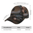 thumbnail image 2 of Rateoe Cute Big-Eared Mouse Pattern Baseball Cap Outdoor Cap Mountain Dad Hat - Unstructured Soft Cotton Cap-Adjustable UV Protection Cap, 2 of 6
