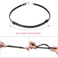 thumbnail image 6 of SUOSDEY Adjustable Women Thin Waist Belt with Gold Buckle Leather Skinny Waist Belt for Dress 3pack, 6 of 7