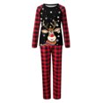 thumbnail image 5 of SUXIAN Christmas Pajamas Long Sleeve T Shirt and Pants Holiday Mom Style Ladies Pajamas, 5 of 6