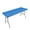Blue, variant on Elastic Fitted Polyester Tablecloth Waterproof Washable Half Wrap Table Cover for Indoor Outdoor,Gray