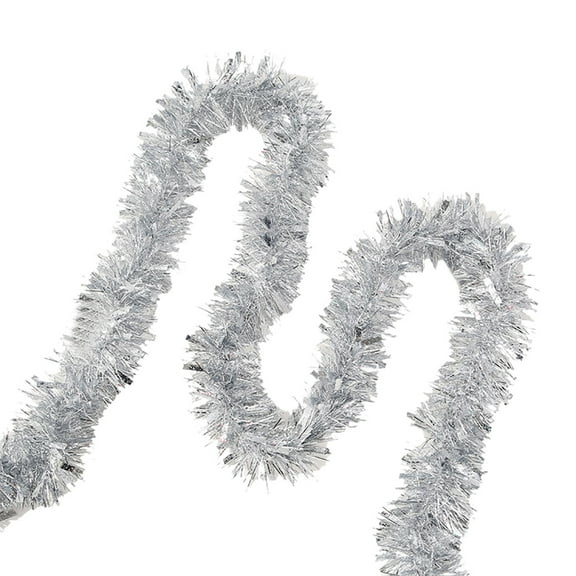 IMossad 6.5FT Christmas Tinsel Garland,Gold Shiny Metallic Foil Decorations for Parade Floats, Halloween, Christmas Tree, New Year Parties,Birthday Party