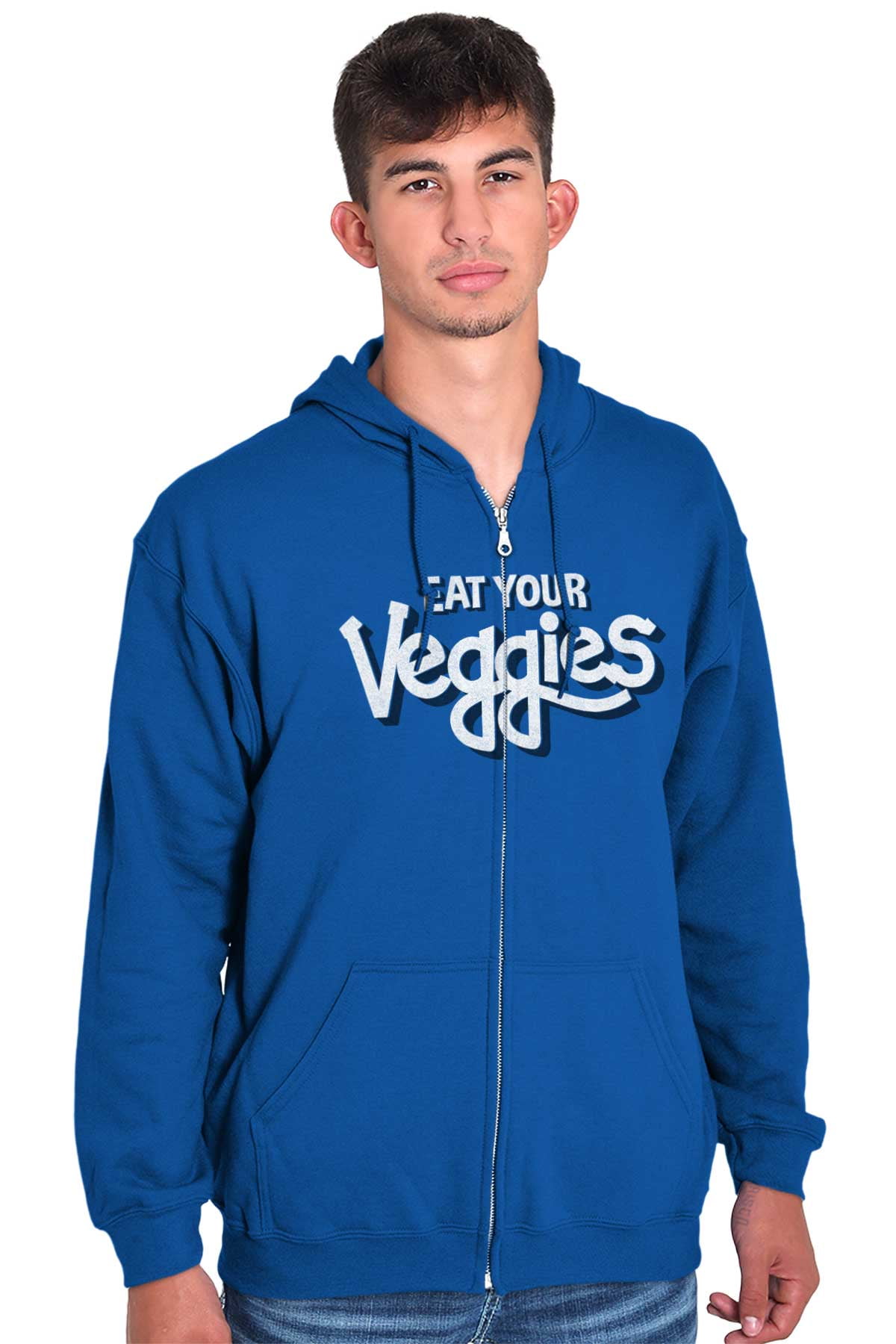 vegan zip hoodie