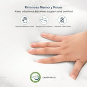 Maxkare Cervical Memory Foam Pillow, CertiPUR-US Certification, for Side Back & Stomach Sleepers