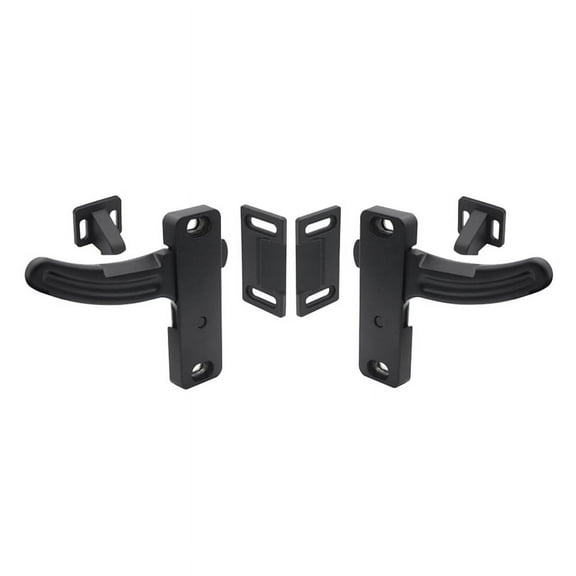 RV Screen Door Latch Set Aluminum Alloy Universal Fit Door Latch Handle Set for Cargo Trailer RV Accessories