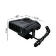 thumbnail image 3 of Pompotops Portable 24V Car Heater That Plugs Into Lighter Socket 150WCar Heaters 360° Adjustable Portable Fast Demisting Defroster, 3 of 9