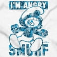 thumbnail image 2 of Vintage Cartoon I'm Angry Smurf Hoodie Sweatshirt Women Men Brisco Brands S, 2 of 6