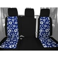 thumbnail image 2 of CalTrend Center 60/40 Split Bench NeoSupreme Seat Covers for 2003-2006 Cadillac Escalade - CD337-34NN Hawaii Blue Insert with Black Trim, 2 of 3