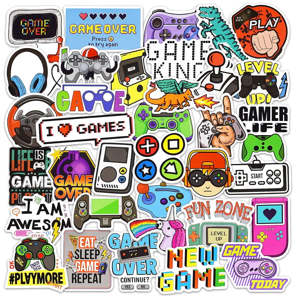Gamer Stickers - Free gaming Stickers