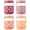 4-Pack 16oz Red Soil, variant on Mrsdry 4-Pack Overnight Oats Containers with Lids & Silicone Sleeve, 16 oz Glass Chia Pudding Jar with Airtight Lid, Mason Meal Prep Jar, Freezer Safe