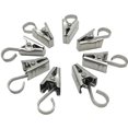 thumbnail image 1 of Pack of 25 Curtain Clips Stainless Steel Curtain Rod Clips Lights Hangers Clips for Shower Home Decoration Photos Outdoor, 1 of 5