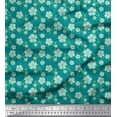 thumbnail image 1 of Soimoi Cotton Voile Fabric Check,Leaves & Floral Artistic Print Fabric by the Yard 56 Inch Wide, 1 of 1