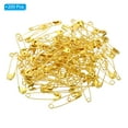 thumbnail image 3 of Uxcell Safety Pins 1.06 Inch Nickle Plated Small Sewing Pins Gold Tone 200Pcs, 3 of 5