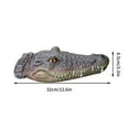 thumbnail image 3 of Pond Ornament under $5! CQCYD Floating Alligator Ornament, Garden Pond Decor, Pool Float Decoy, Realistic Crocodile Head, Yard Protector, Halloween Decoration, Resin Material, 3 of 4