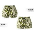 thumbnail image 6 of Yiaed Dinosaur Print Women's Athletic Shorts Running Shorts Sporty Short High Waisted Elastic Workout Shorts for Yoga Gym Running & Sports -Large, 6 of 8