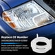 thumbnail image 3 of 2 piezas de anillo de retención de bombilla de faro para Nissan Frontier 2005-2019, 3 of 7