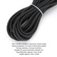 thumbnail image 3 of Yosoo123 7mm 10m/32.8ft Ropa Cordón elástico Redondo con Fuerte Elasticidad para la Ropa DIY Cordón elástico Hilo Rebordear Hilos Stretch String Fabric Crafting Cord Black LYUMO familiar, 3 of 6