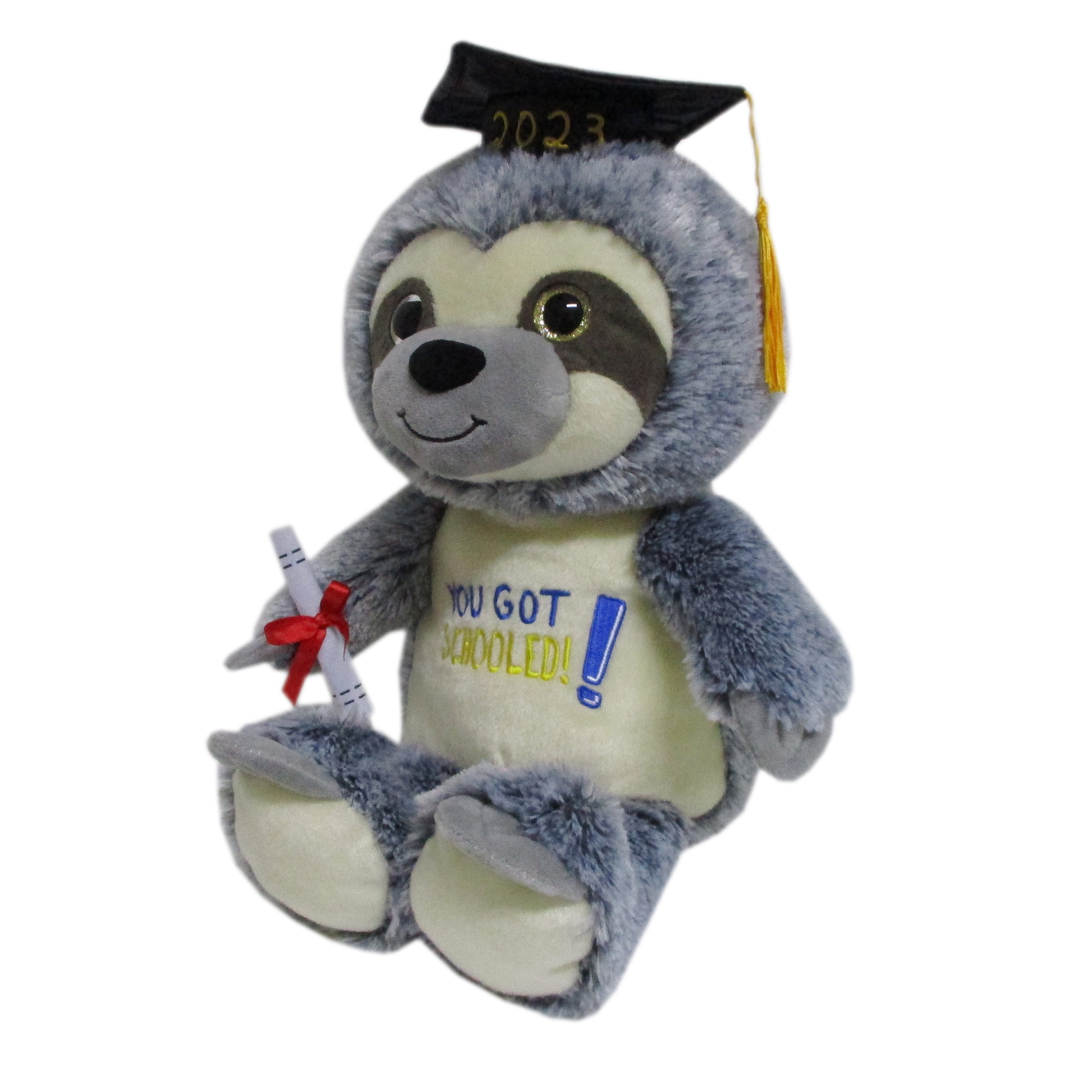Graduation sloth plush sales