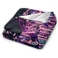 thumbnail image 5 of Flannel Blanket The Birthday Rock Massacre Band Throws Blankets Super Soft Fleece Air Conditioning Blankets for All Season 40"x30", 5 of 9