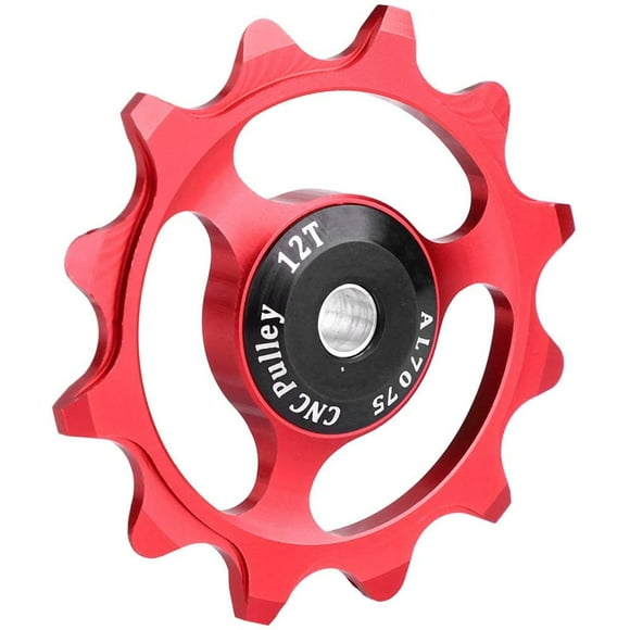 Aluminum Alloy Bicycle Derailleur 12T Mountain Bike Wheel Pulleys Bearing Set Replacement Parts