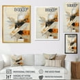 thumbnail image 4 of Designart "Radiant Dreamscape of Yellow Sunset II" Abstract Framed Wall Art - Modern Yellow Abstract Collages Bedroom Framed Canvas Wall Art, 4 of 6