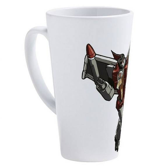 CafePress - Transformers Swoop - 17 Oz White Ceramic Latte Mug