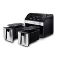 thumbnail image 5 of 10-Qt. Dual Basket Digital Air Fryer with Smart Finish & Match Cook, Black Stainless Steel, 5 of 6