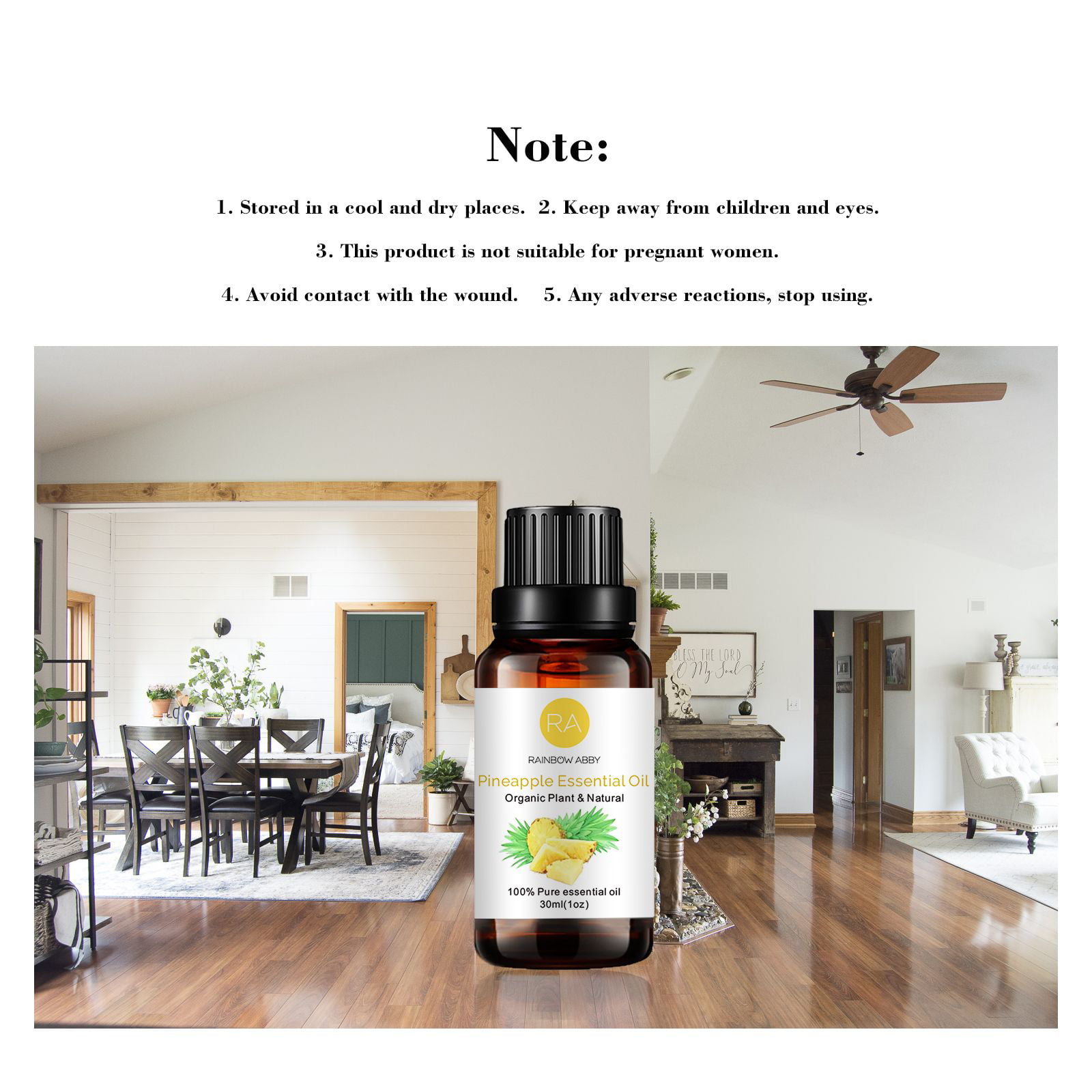 Pineapple Essential oil - 100% Pure Aromatherapy Grade Essential oil b –  Nature's Note Organics